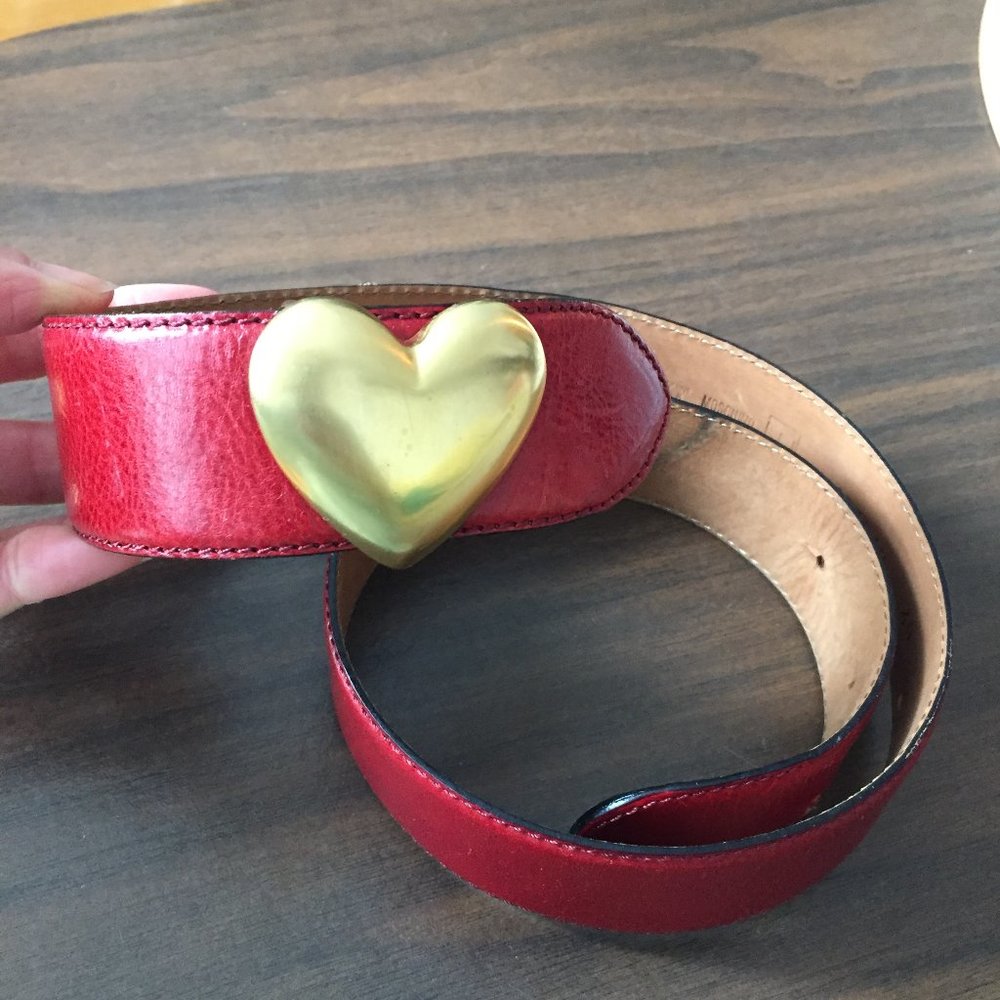 Moschino leather belt